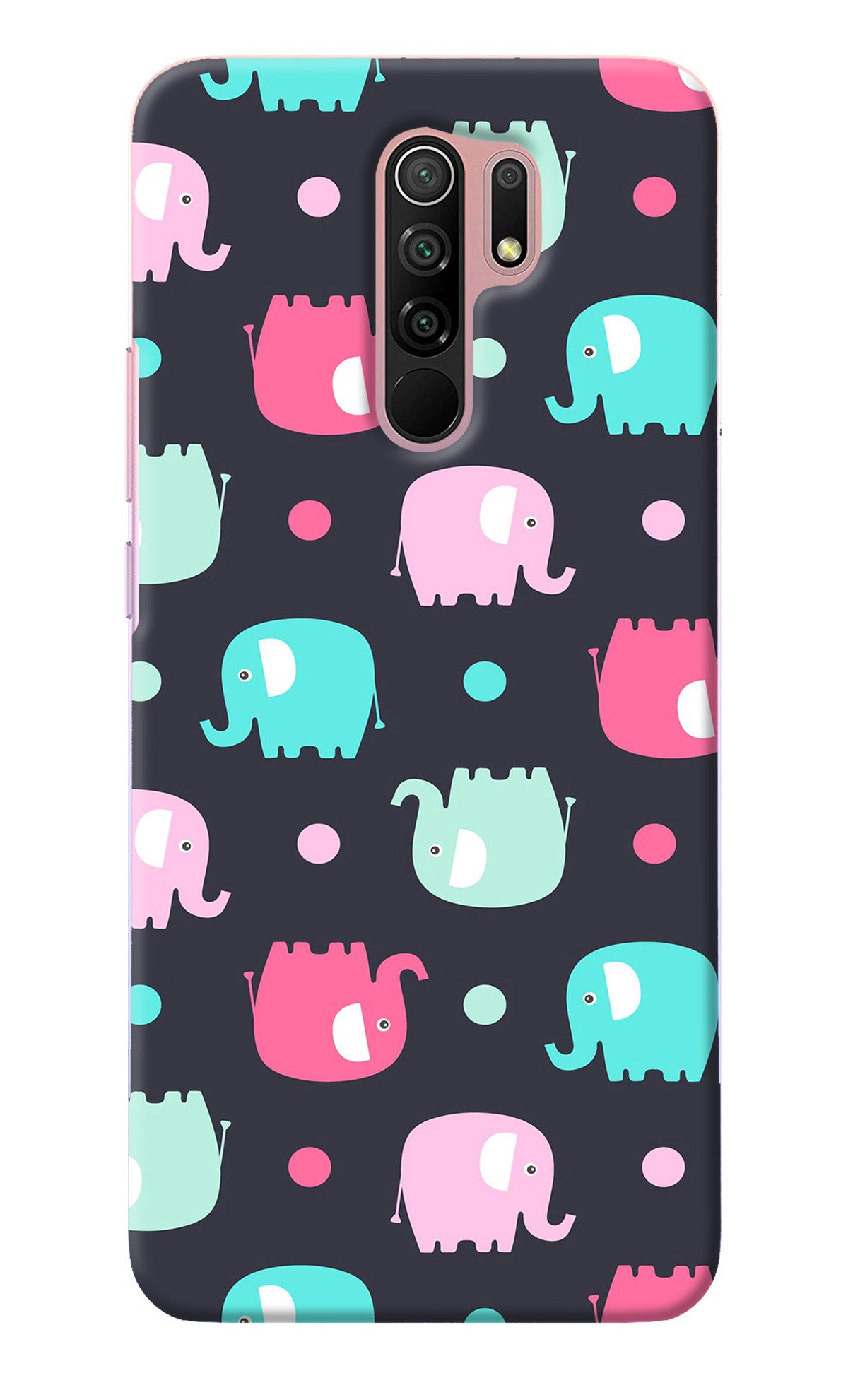 Elephants Redmi 9 Prime/Poco M2/M2 reloaded Back Cover