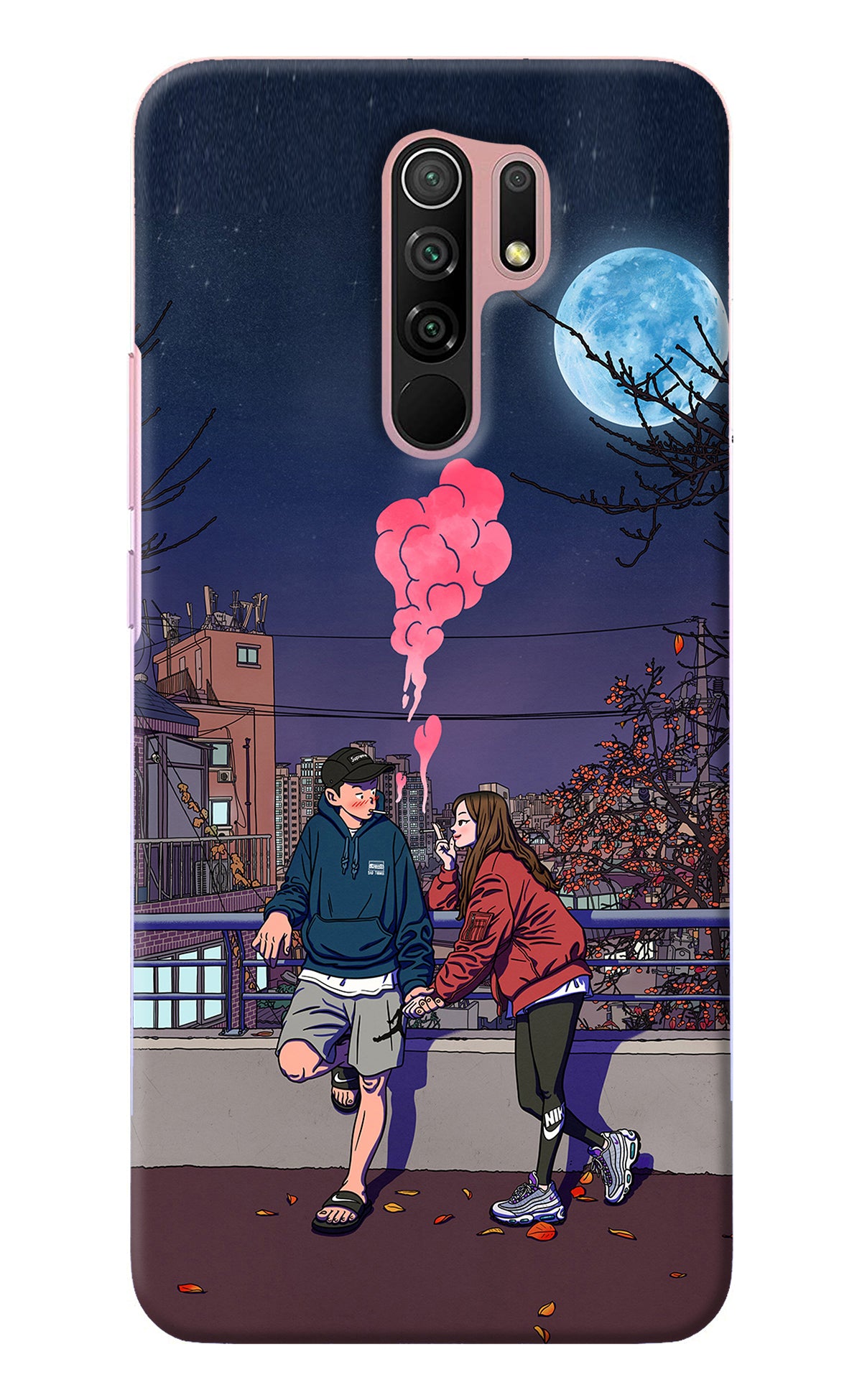 Chilling Couple Redmi 9 Prime/Poco M2/M2 reloaded Back Cover