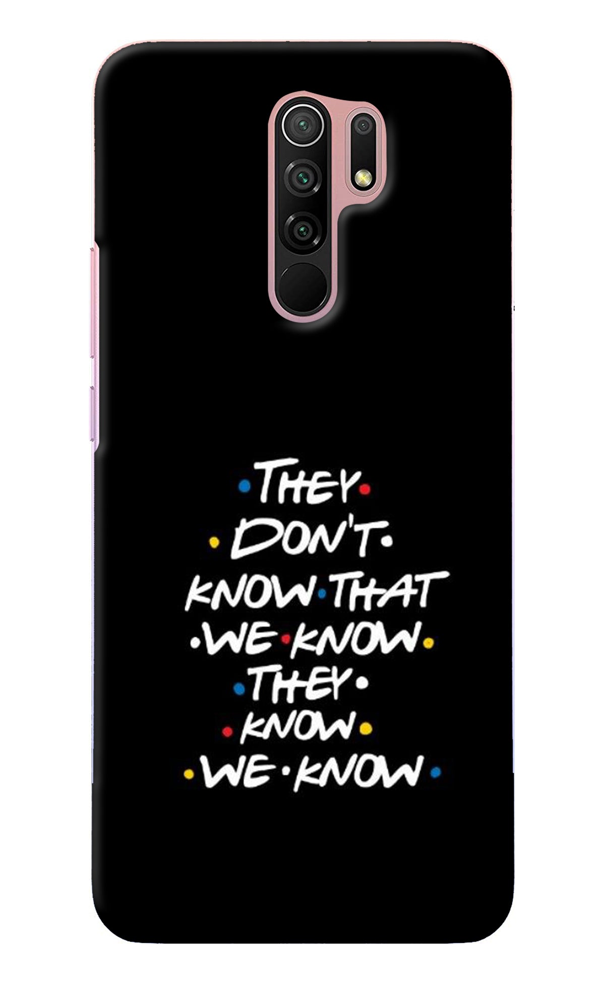 FRIENDS Dialogue Redmi 9 Prime/Poco M2/M2 reloaded Back Cover