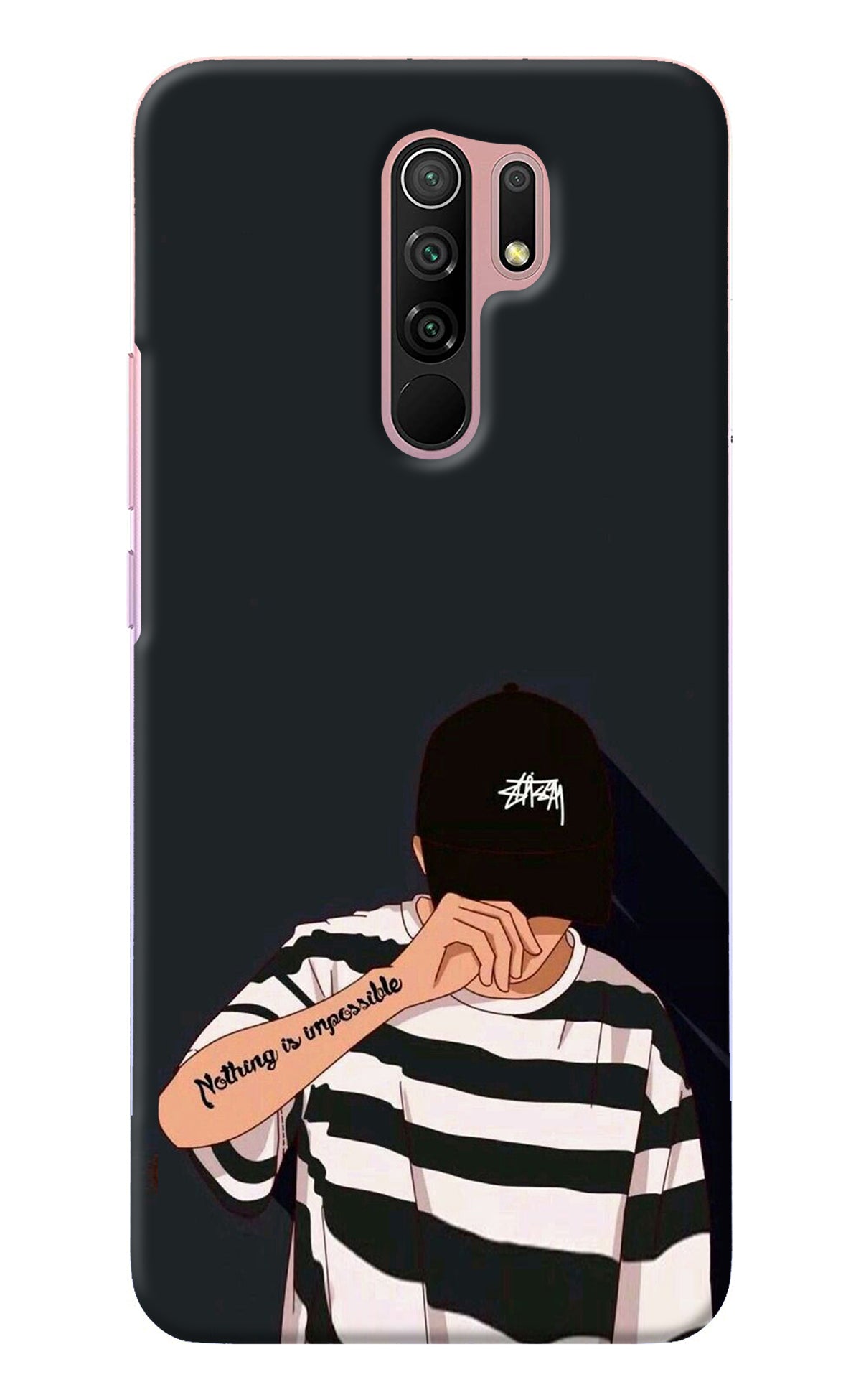 Aesthetic Boy Redmi 9 Prime/Poco M2/M2 reloaded Back Cover