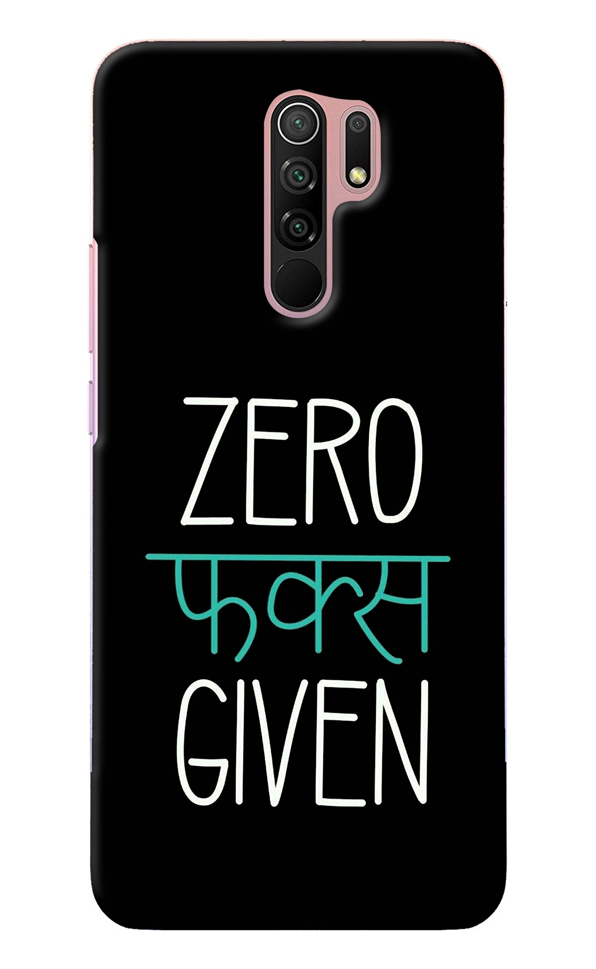 Zero Fucks Given Redmi 9 Prime/Poco M2/M2 reloaded Back Cover