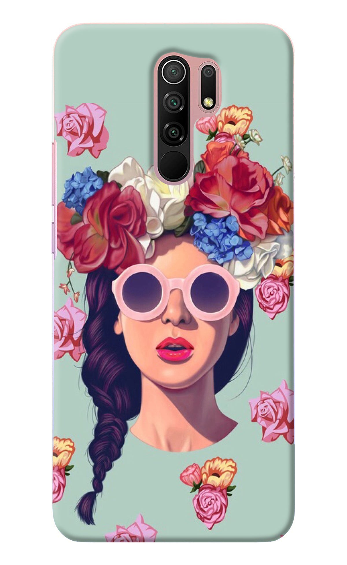 Pretty Girl Redmi 9 Prime/Poco M2/M2 reloaded Back Cover