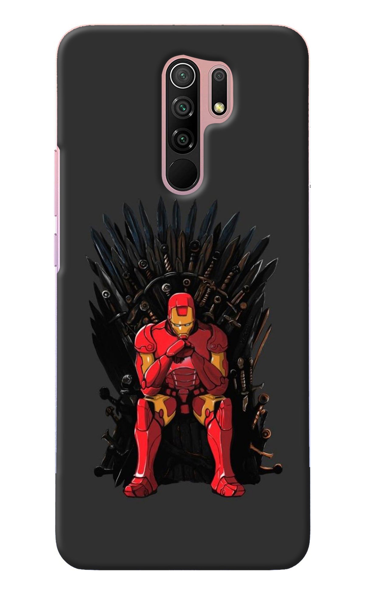 Ironman Throne Redmi 9 Prime/Poco M2/M2 reloaded Back Cover