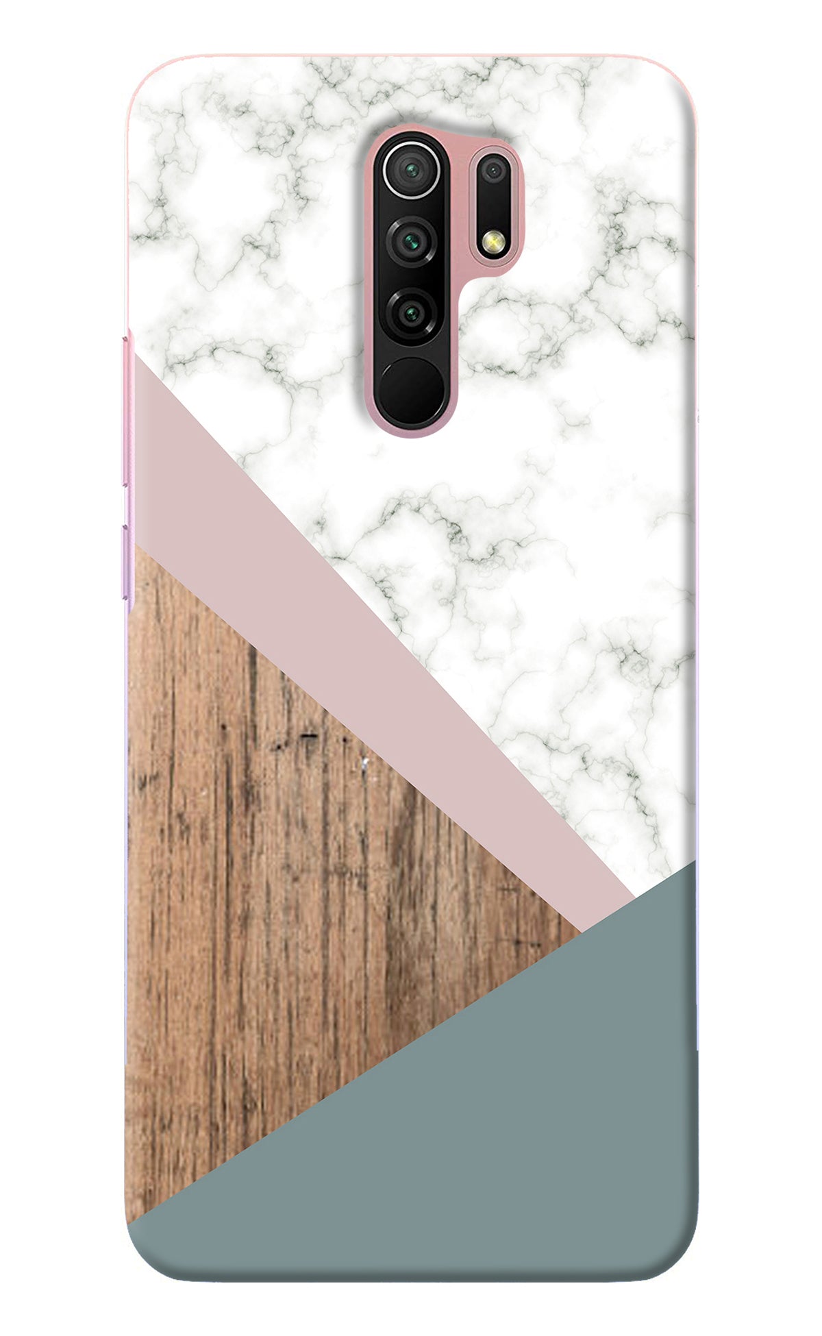 Marble wood Abstract Redmi 9 Prime/Poco M2/M2 reloaded Back Cover