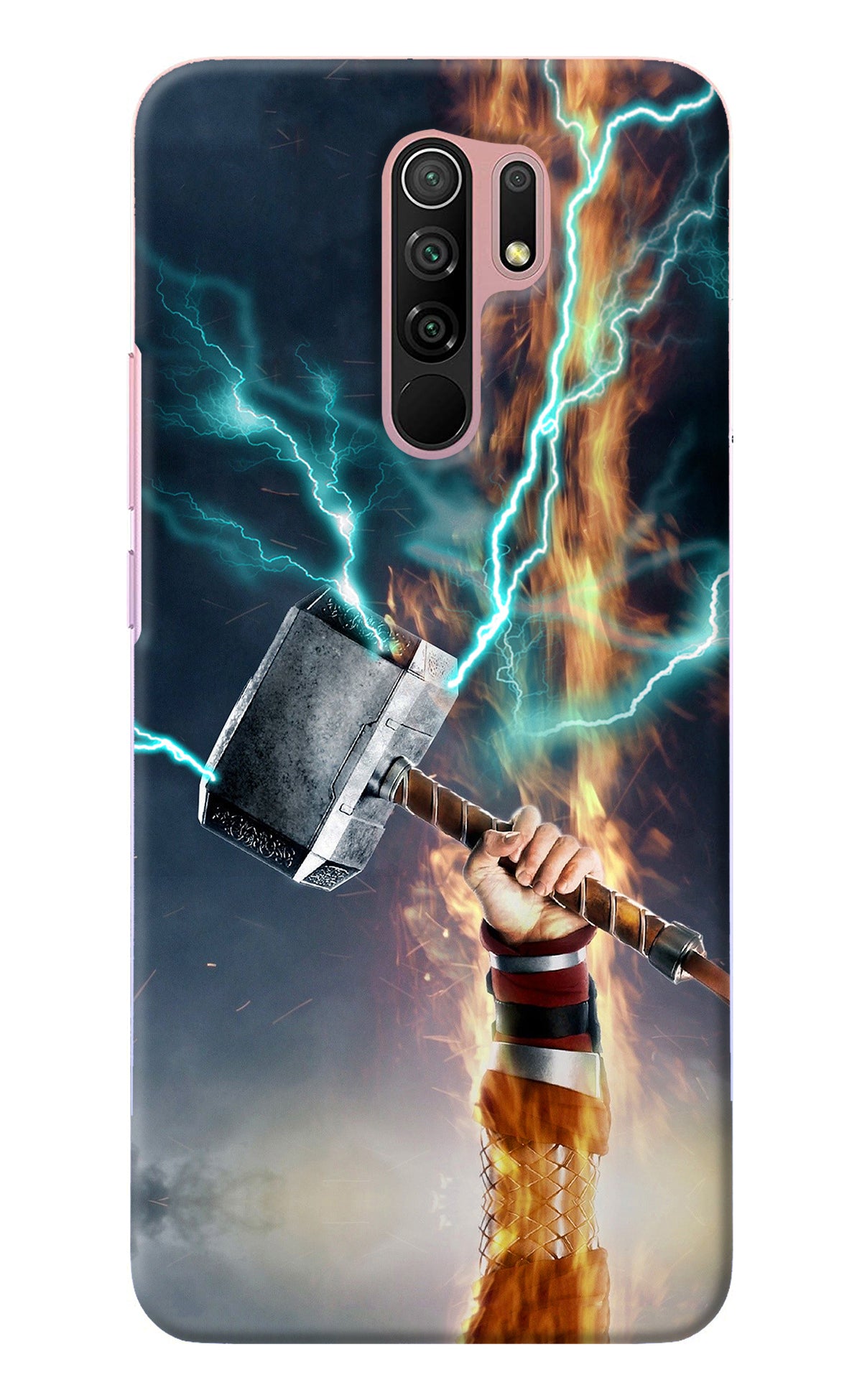 Thor Hammer Mjolnir Redmi 9 Prime/Poco M2/M2 reloaded Back Cover