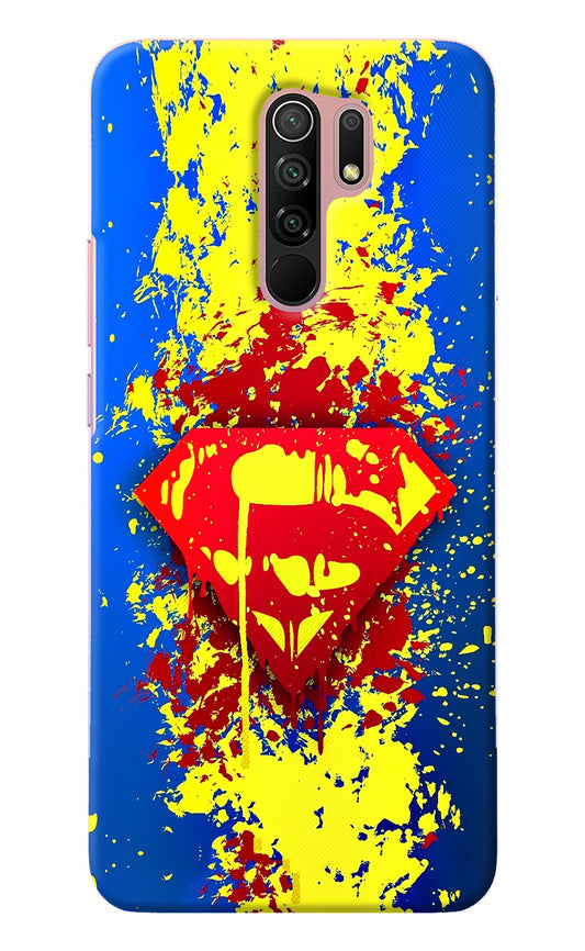 Superman logo Redmi 9 Prime/Poco M2/M2 reloaded Back Cover