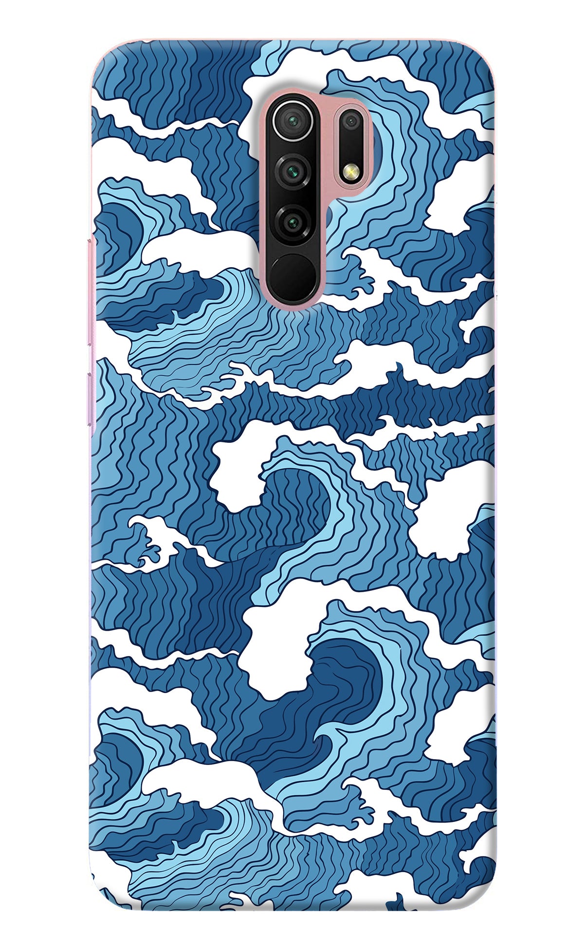 Blue Waves Redmi 9 Prime/Poco M2/M2 reloaded Back Cover