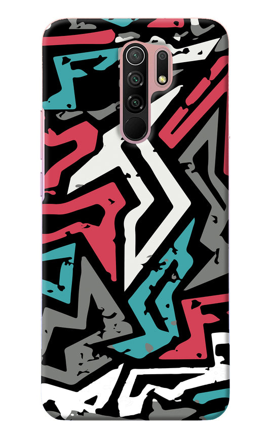 Geometric Graffiti Redmi 9 Prime/Poco M2/M2 reloaded Back Cover