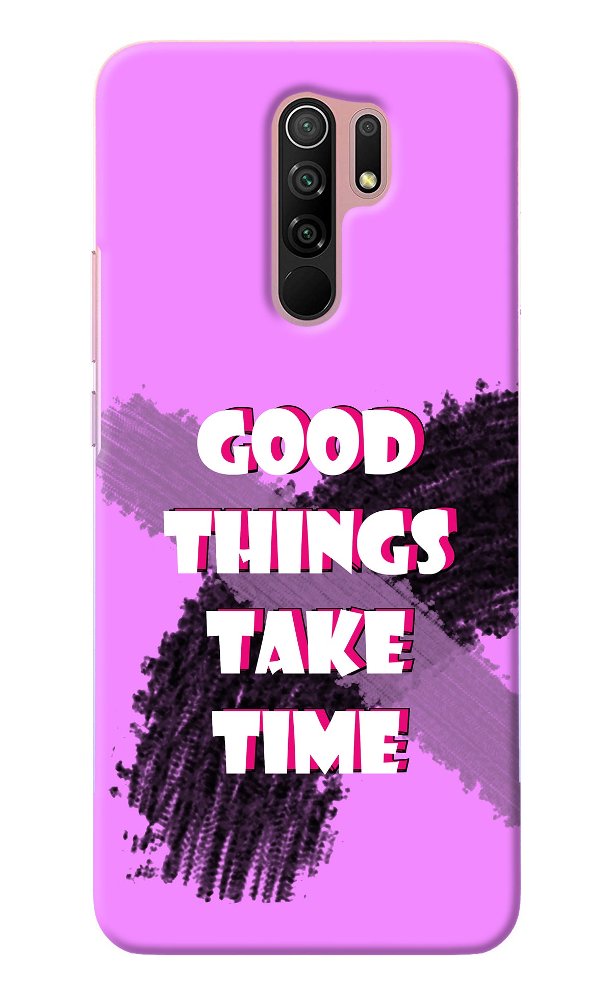 Good Things Take Time Redmi 9 Prime/Poco M2/M2 reloaded Back Cover