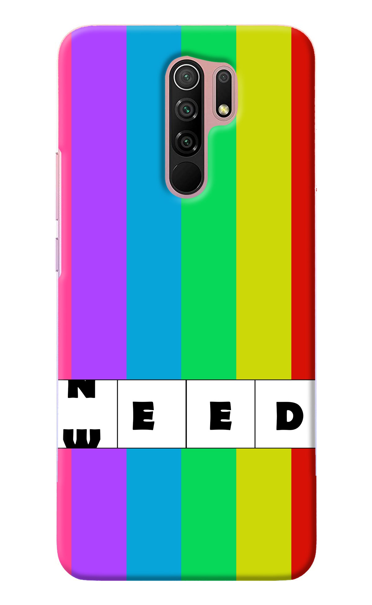 Need Weed Redmi 9 Prime/Poco M2/M2 reloaded Back Cover