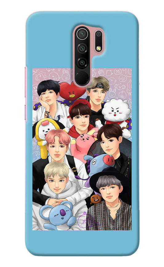 BTS with animals Redmi 9 Prime/Poco M2/M2 reloaded Back Cover