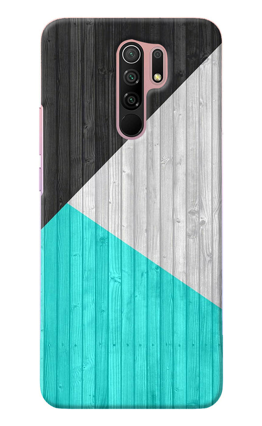 Wooden Abstract Redmi 9 Prime/Poco M2/M2 reloaded Back Cover