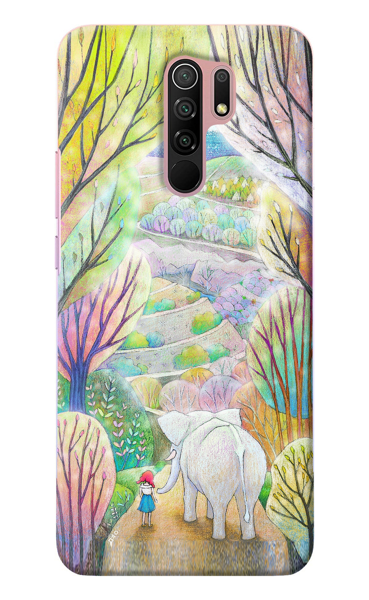 Nature Painting Redmi 9 Prime/Poco M2/M2 reloaded Back Cover