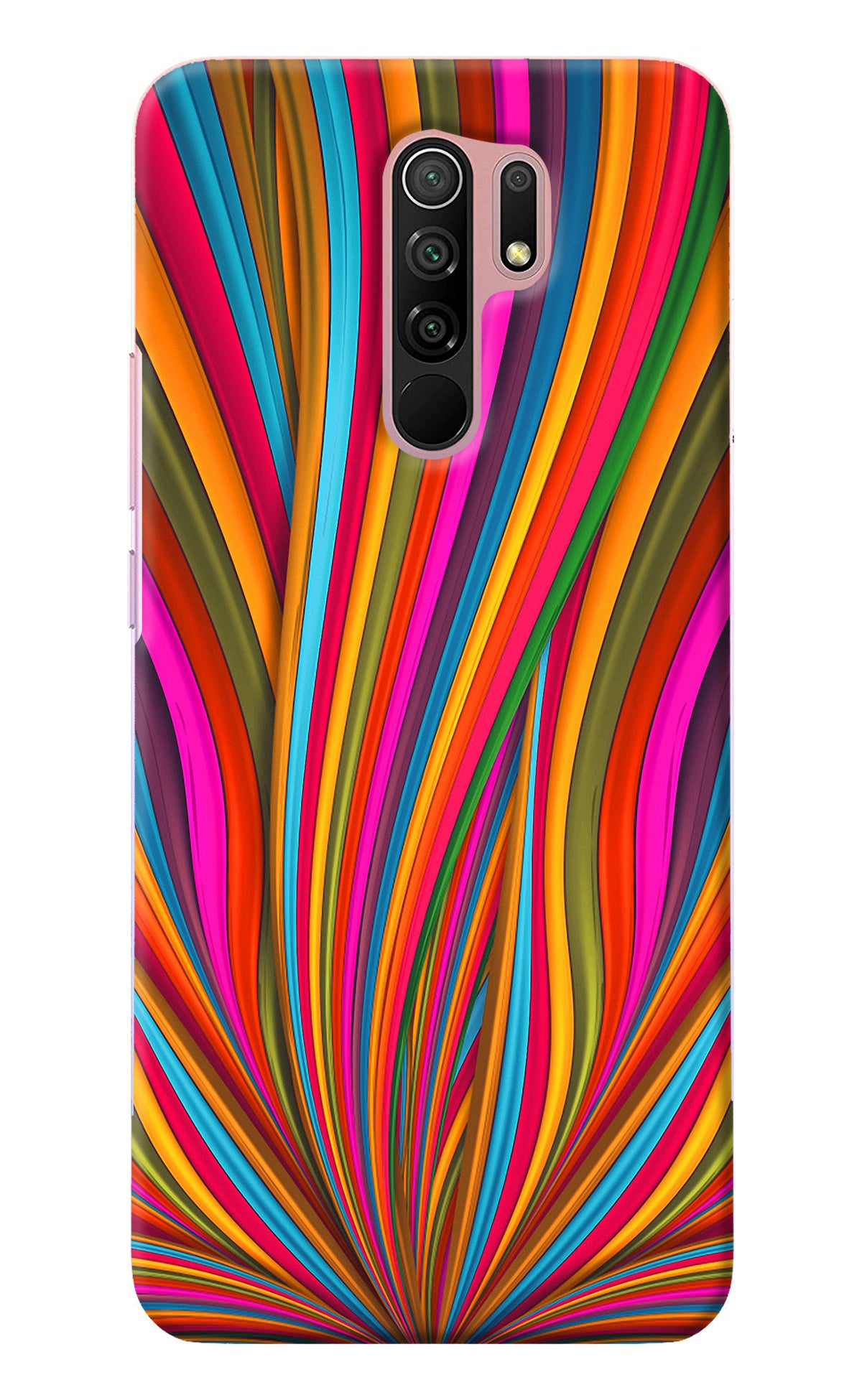 Trippy Wavy Redmi 9 Prime/Poco M2/M2 reloaded Back Cover