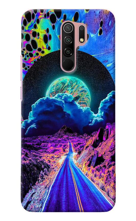 Psychedelic Painting Redmi 9 Prime/Poco M2/M2 reloaded Back Cover