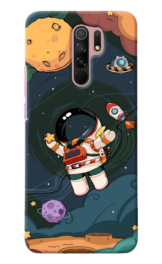 Cartoon Astronaut Redmi 9 Prime/Poco M2/M2 reloaded Back Cover