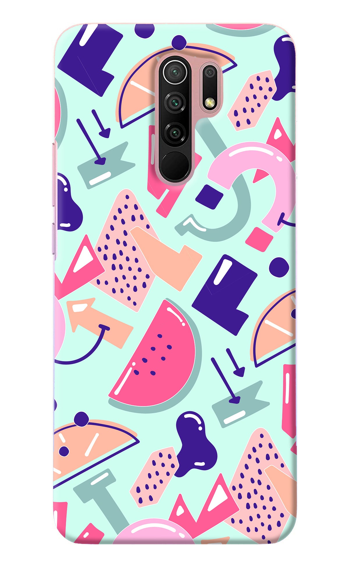 Doodle Pattern Redmi 9 Prime/Poco M2/M2 reloaded Back Cover