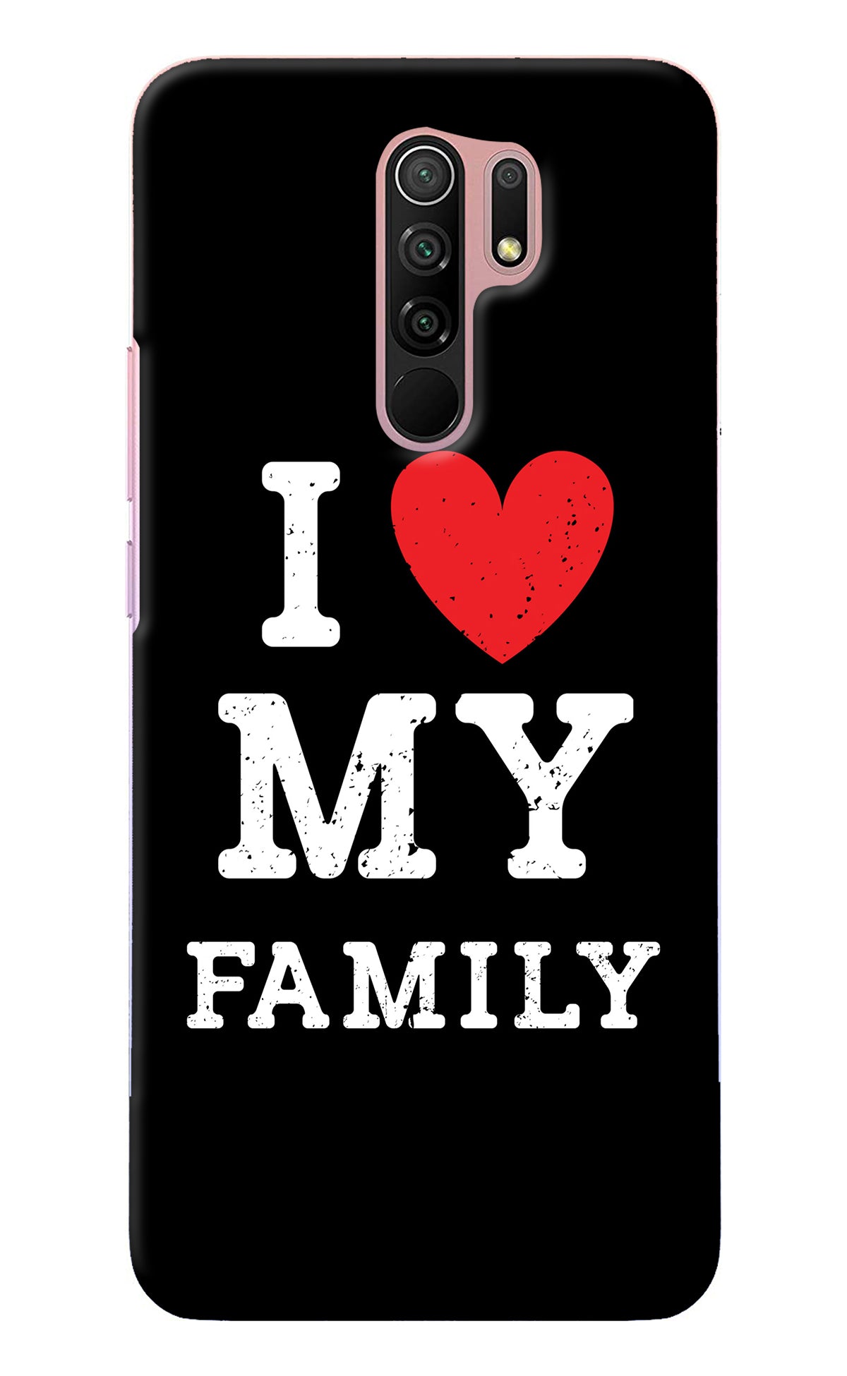 I Love My Family Redmi 9 Prime/Poco M2/M2 reloaded Back Cover