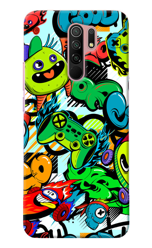 Game Doodle Redmi 9 Prime/Poco M2/M2 reloaded Back Cover