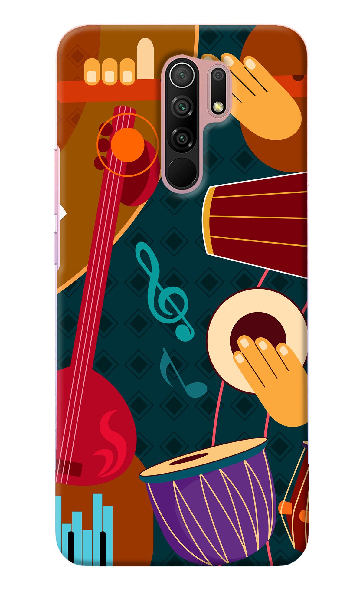 Music Instrument Redmi 9 Prime/Poco M2/M2 reloaded Back Cover