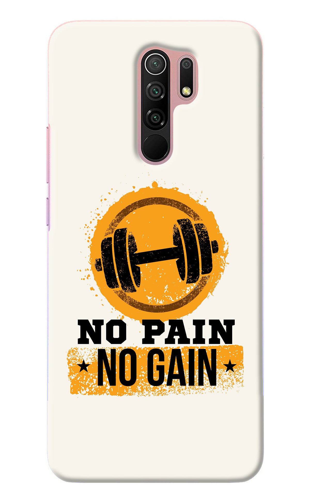 No Pain No Gain Redmi 9 Prime/Poco M2/M2 reloaded Back Cover