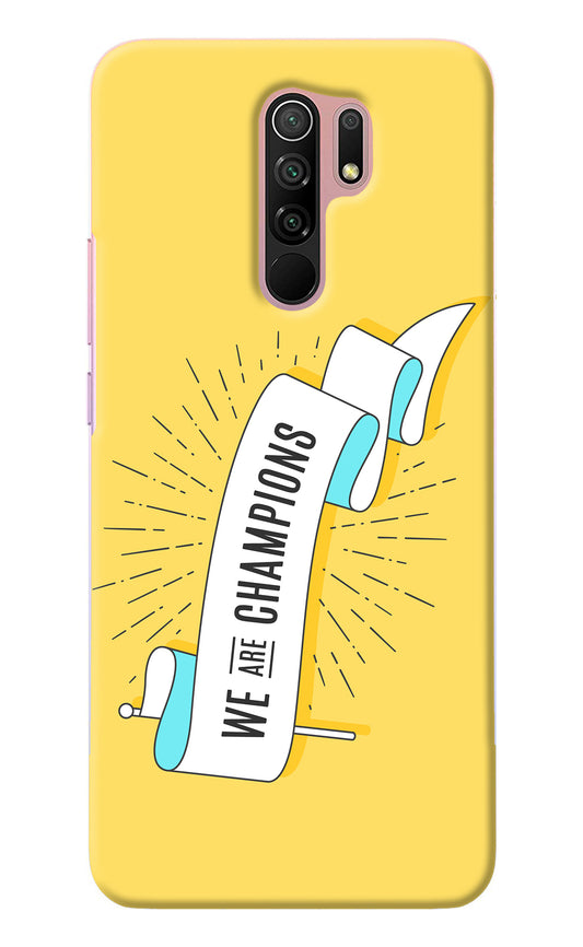 We are Champions Redmi 9 Prime/Poco M2/M2 reloaded Back Cover