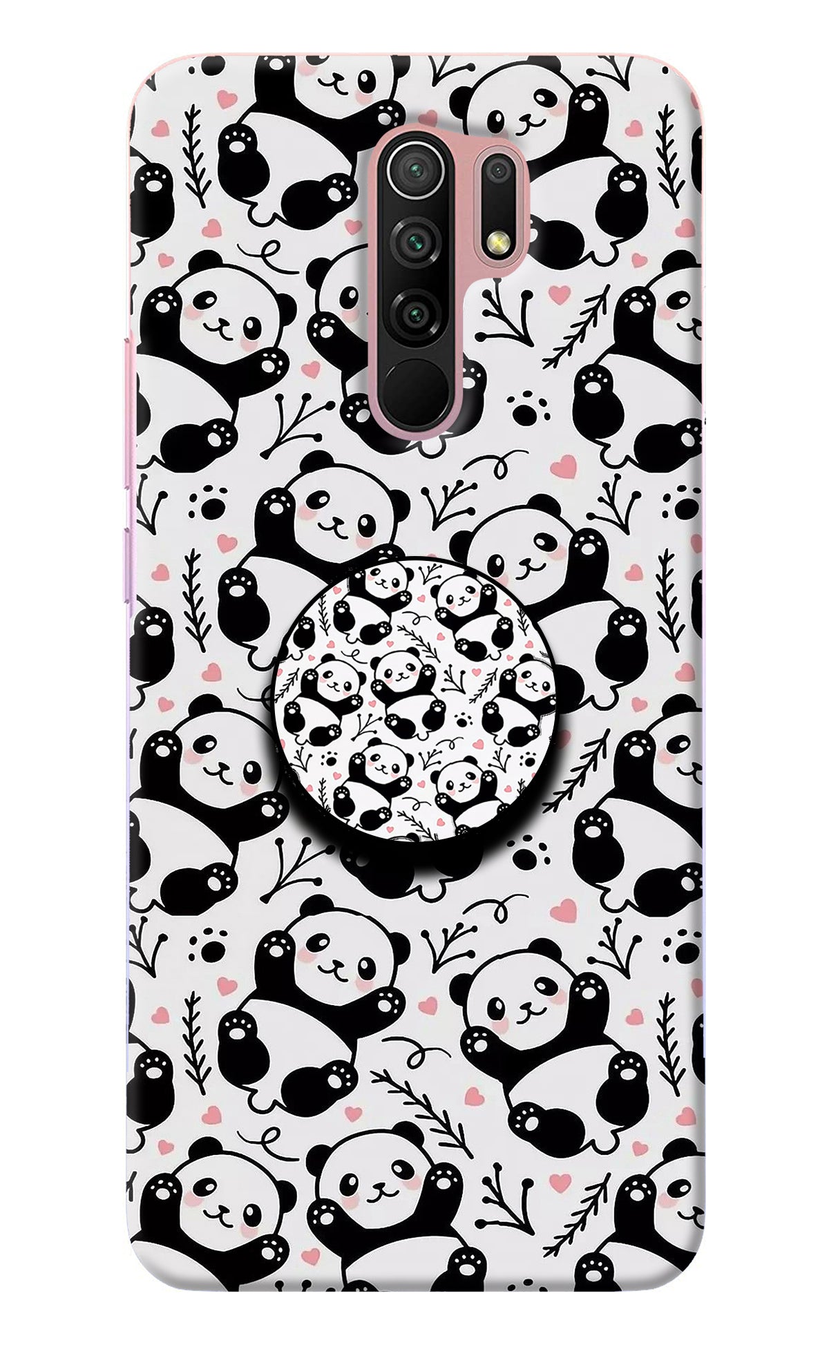 Cute Panda Redmi 9 Prime/Poco M2/M2 reloaded Pop Case