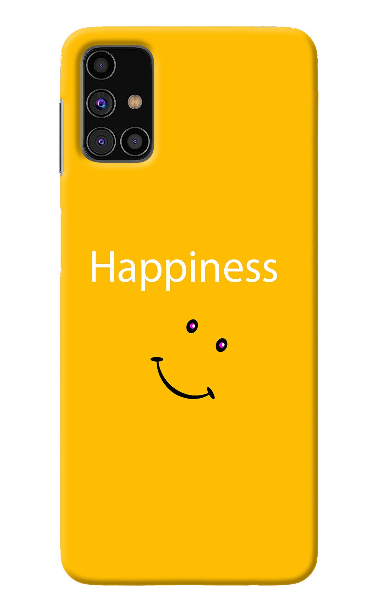 Happiness With Smiley Samsung M31s Back Cover