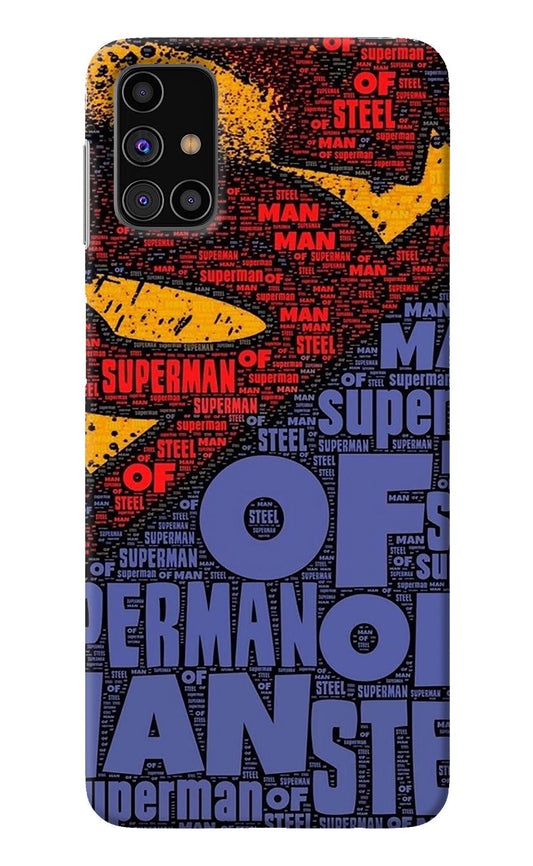 Superman Samsung M31s Back Cover