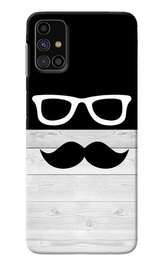Mustache Samsung M31s Back Cover