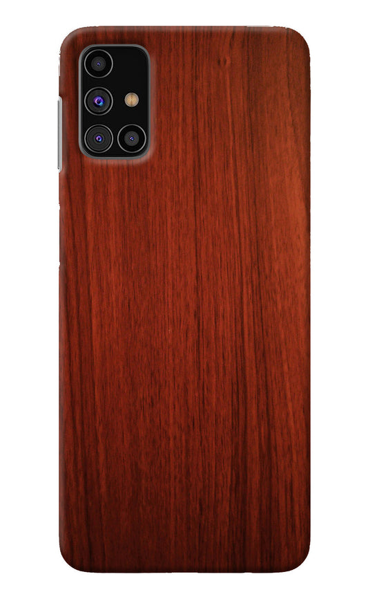 Wooden Plain Pattern Samsung M31s Back Cover