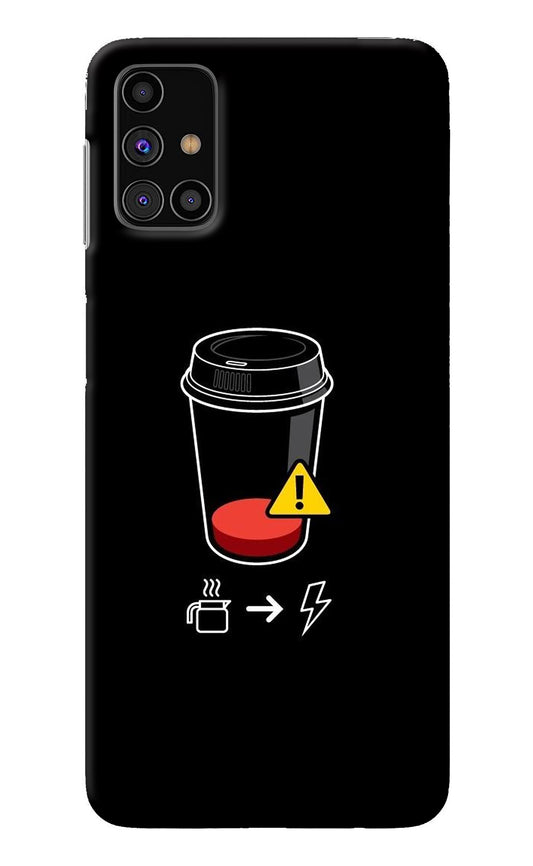 Coffee Samsung M31s Back Cover