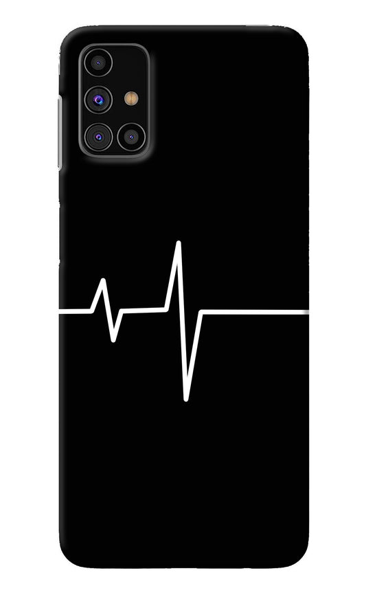 Heart Beats Samsung M31s Back Cover