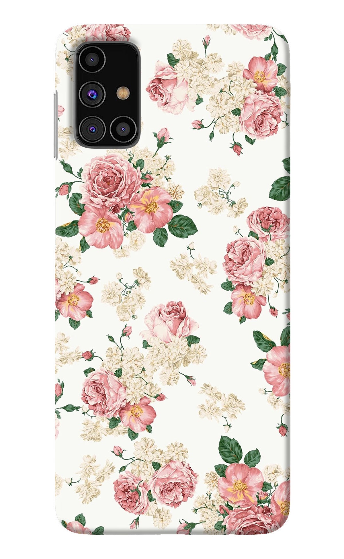 Flowers Samsung M31s Back Cover