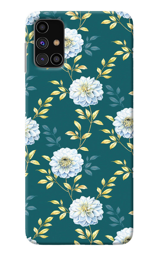 Flowers Samsung M31s Back Cover