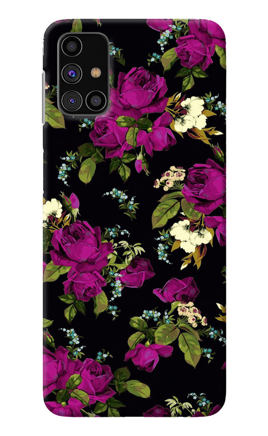 Flowers Samsung M31s Back Cover