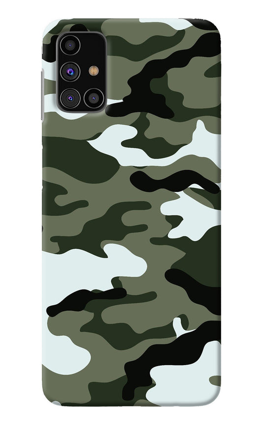 Camouflage Samsung M31s Back Cover
