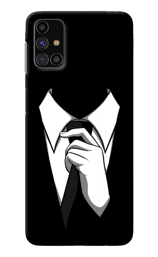 Black Tie Samsung M31s Back Cover