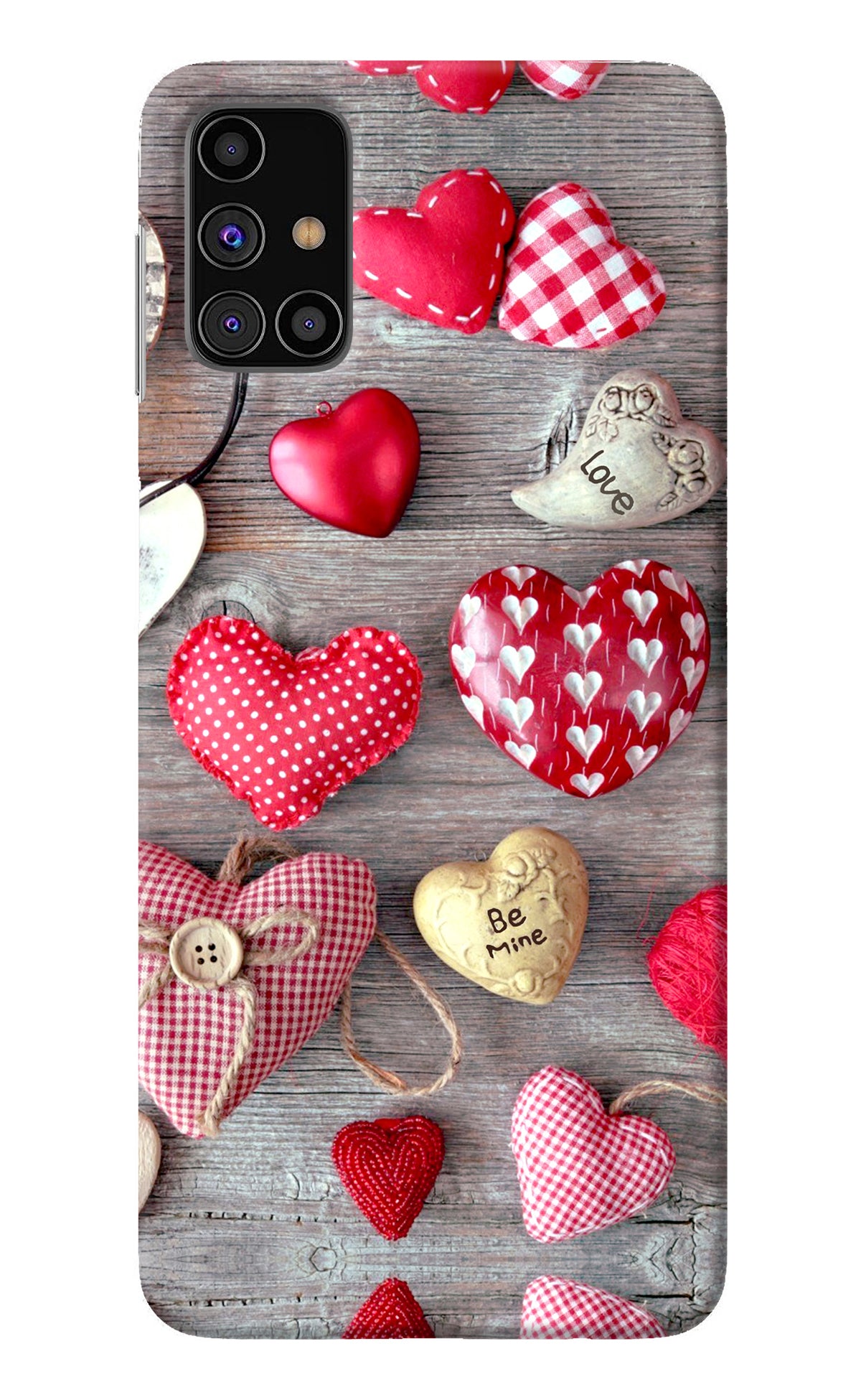 Love Wallpaper Samsung M31s Back Cover