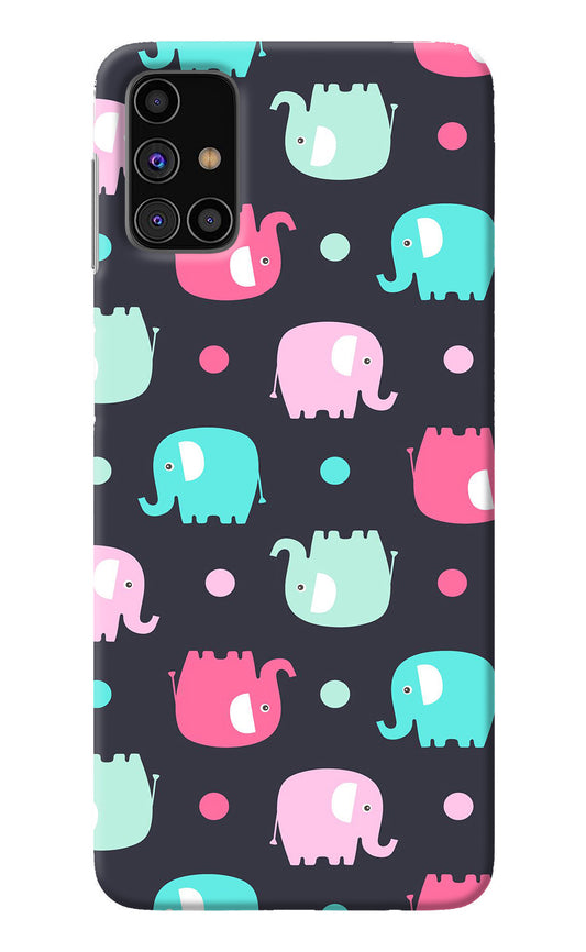 Elephants Samsung M31s Back Cover