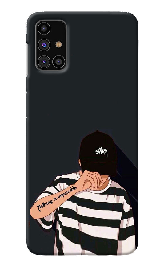 Aesthetic Boy Samsung M31s Back Cover