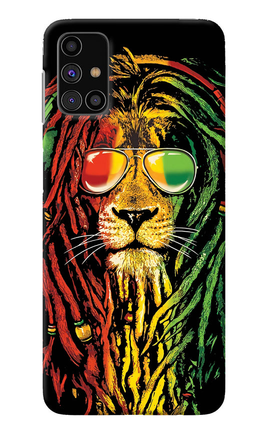 Rasta Lion Samsung M31s Back Cover