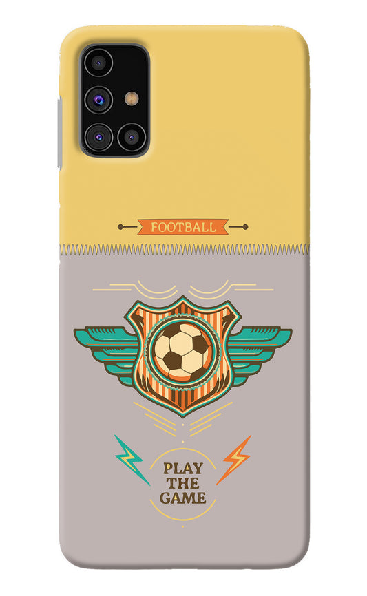 Football Samsung M31s Back Cover