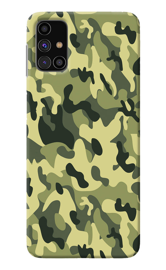 Camouflage Samsung M31s Back Cover