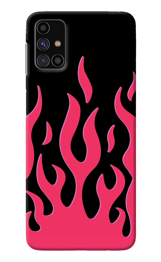 Fire Flames Samsung M31s Back Cover