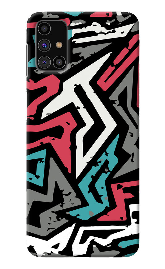Geometric Graffiti Samsung M31s Back Cover