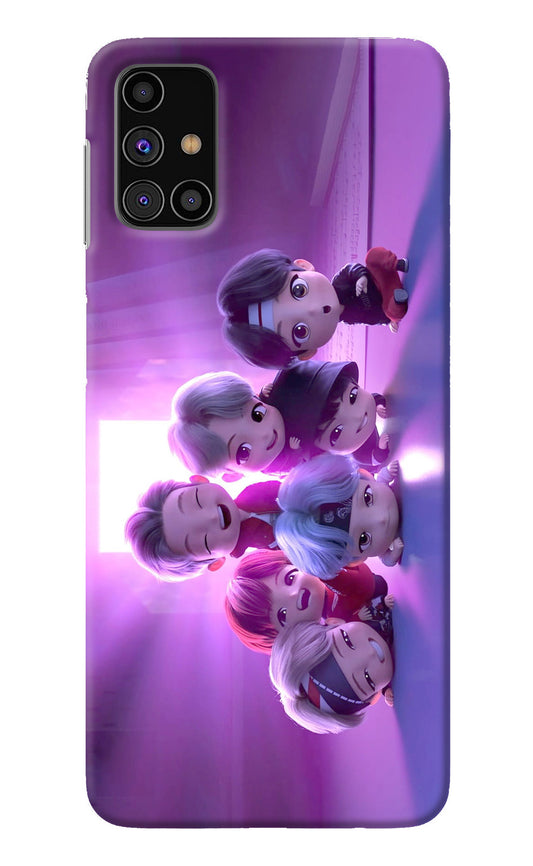 BTS Chibi Samsung M31s Back Cover