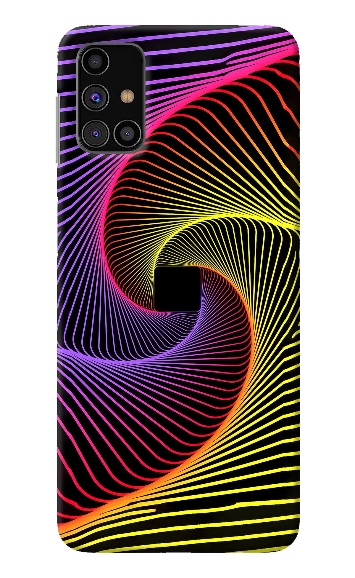 Colorful Strings Samsung M31s Back Cover