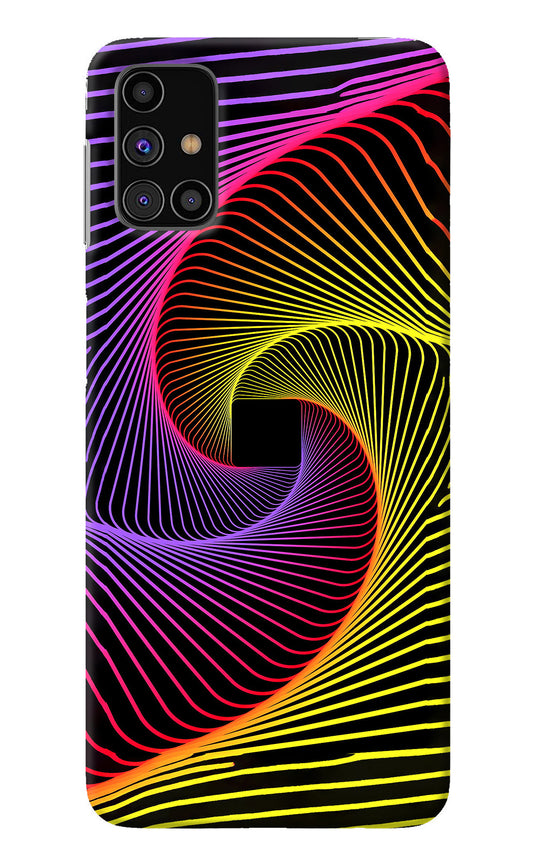 Colorful Strings Samsung M31s Back Cover