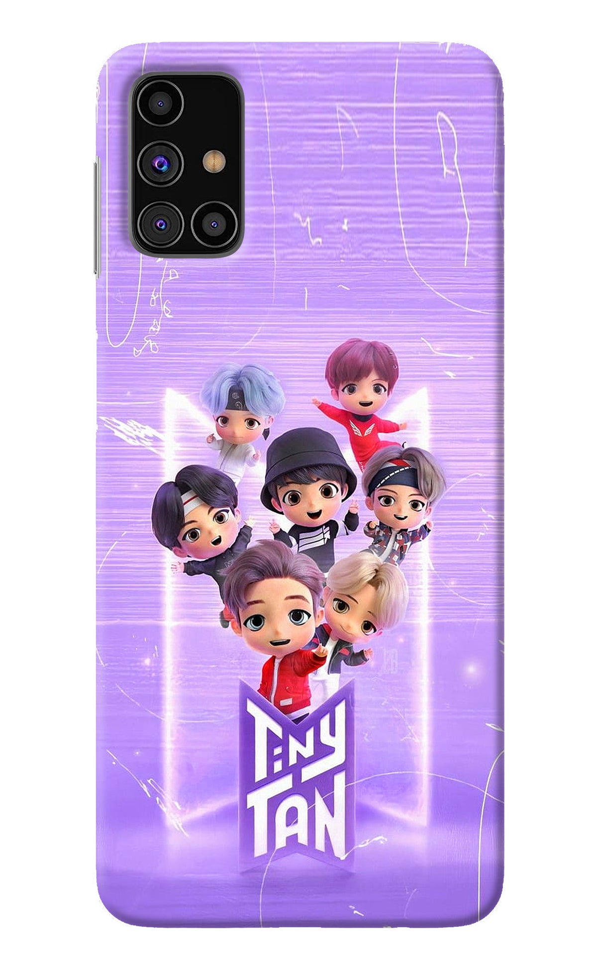 BTS Tiny Tan Samsung M31s Back Cover